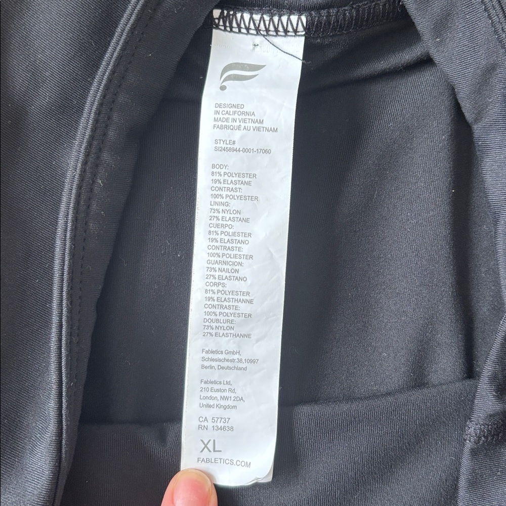Fabletics Black Mini Pleated Skirt - Picture 4 of 4